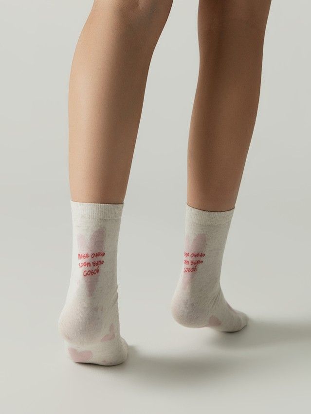 Women's socks CONTE ELEGANT FANTASY, s.23-25, 1143 beige - 2