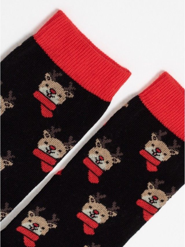 Kids socks CK NEW YEAR 21С-67СП, s.24-29, 908 black - 3