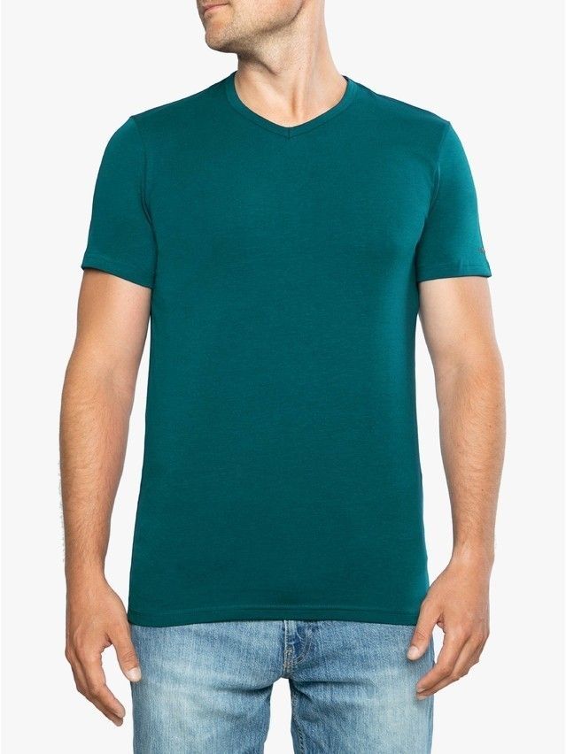 Men's pullover DiWaRi BASIC MF 310-10, s.170,176-104, emerald - 6