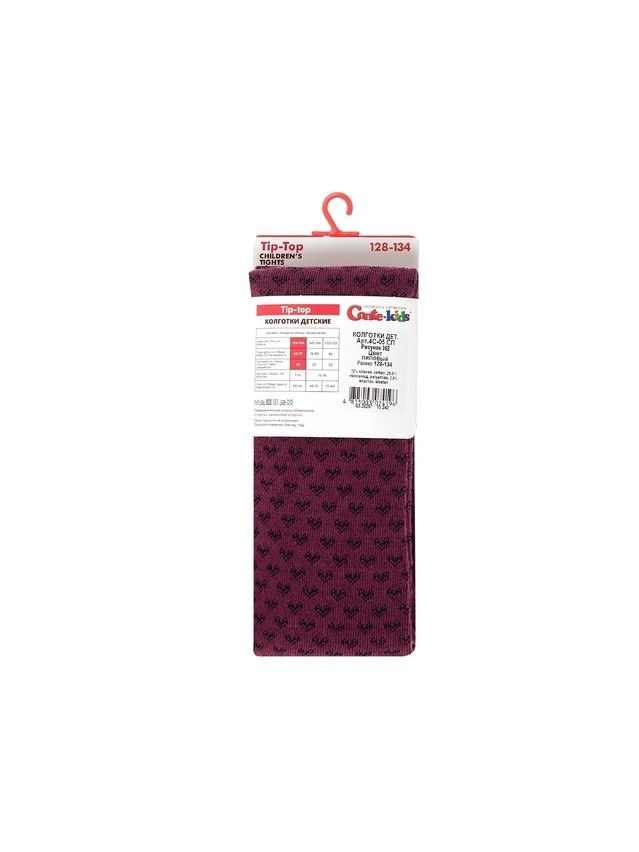 Children's tights CONTE-KIDS TIP-TOP, s.128-134 (20),362 mauve - 6