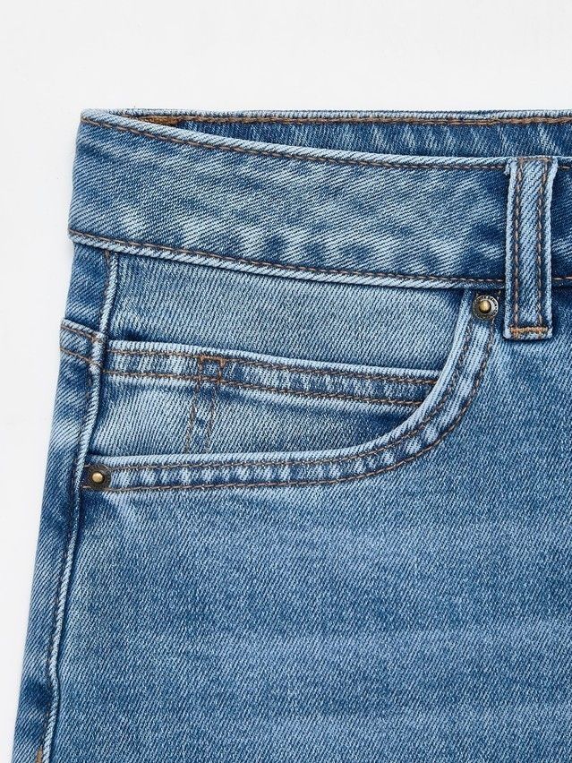 Denim shorts CONTE ELEGANT CON-753, s.170-90, light blue - 9