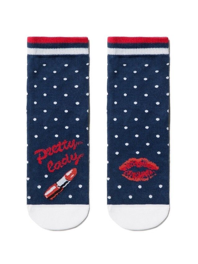 Women's socks CONTE ELEGANT HAPPY, s.23, 097 navy - 2
