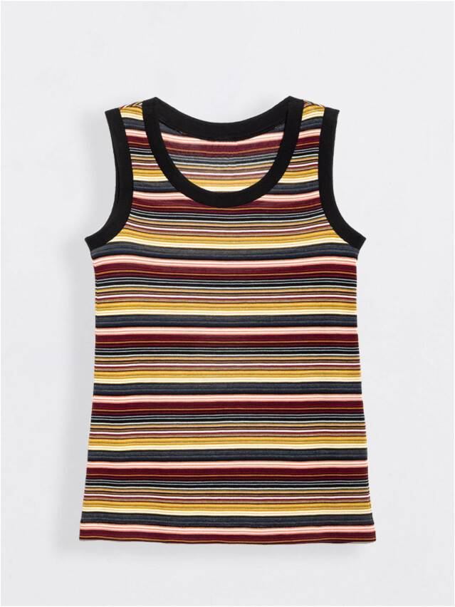 Women's polo neck shirt CONTE ELEGANT LD 921, s.170-92, black stripes - 1