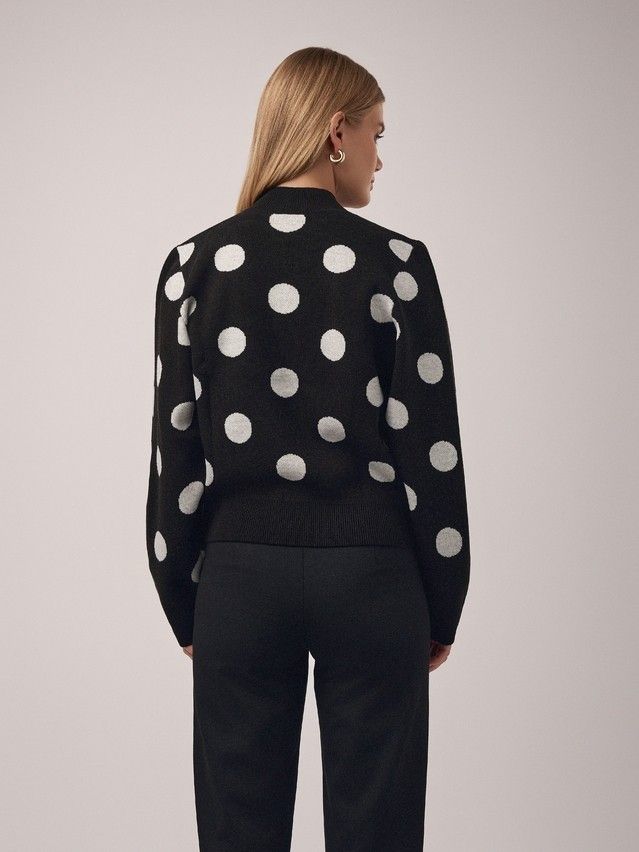 Women's pullover CONTE ELEGANT LDK23102, s.170-84, black-white - 6