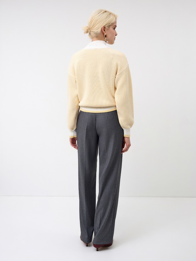 Women's pullover CONTE ELEGANT LDK24118, s.170-84, white-panna cotta - 3