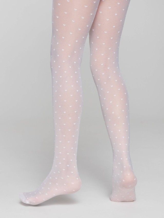 Fancy children's tights CONTE ELEGANT ANABEL, s.104-110, panna - 4