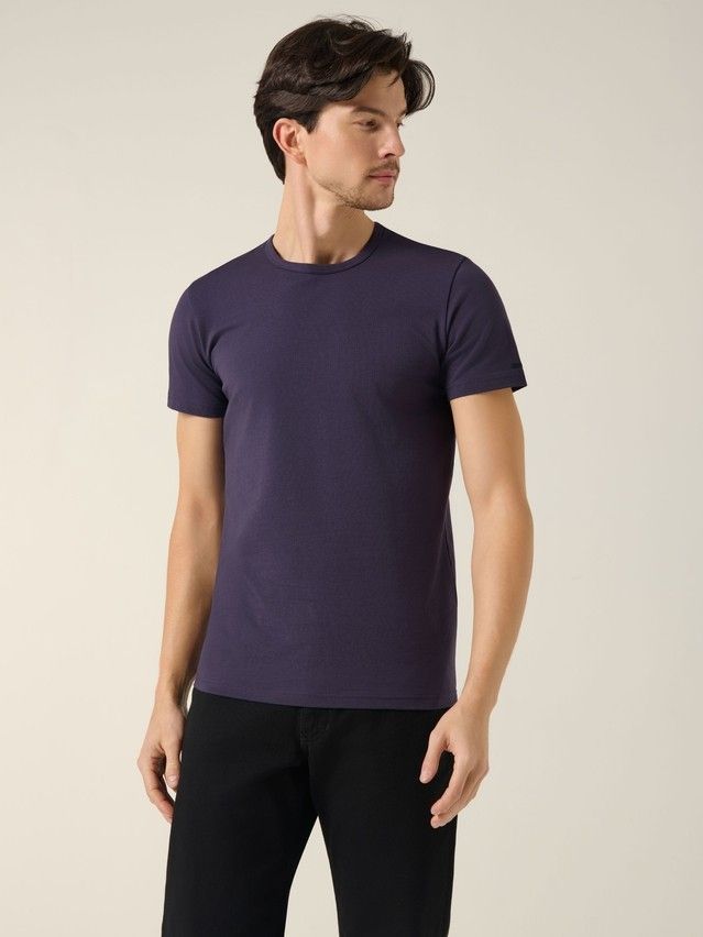 Men's pullover DiWaRi BASIC MF 309-10, s.170,176-112, dark violet - 1