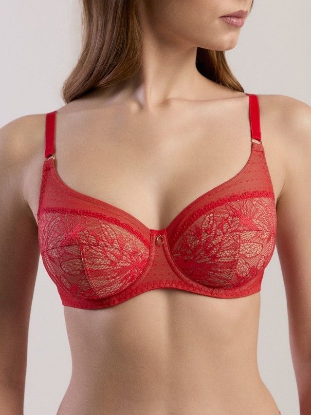 Bra CONTE ELEGANT NOCTURNE TB6197, s.70D, red - 2