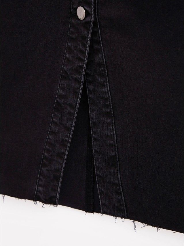 Denim skirt CONTE ELEGANT CON-439, s.170-90, washed black - 9