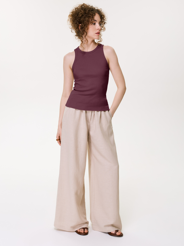 Women's tank top CONTE ELEGANT BASIC COLLECTION LM 5022, s.170-84, truffle - 3