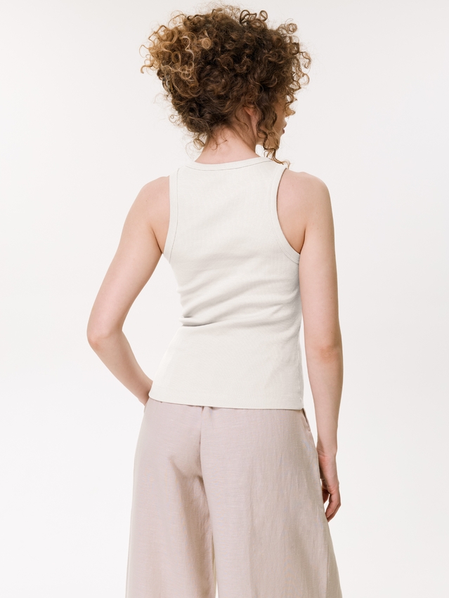 Women's tank top CONTE ELEGANT BASIC COLLECTION LM 5022, s.170-92, ecru - 2