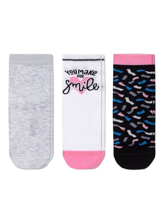 Children's socks CONTE-KIDS TIP-TOP (3 pairs),s.30-32, 734 assorted - 1
