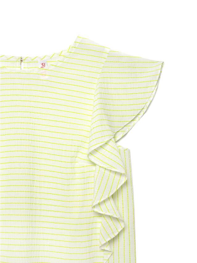 Women's blouse LBL 1093, s.170-84-90, white-neo lime - 6