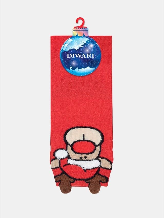 Men's socks DIWARI NEW YEAR, s.27-29, 629 red - 6