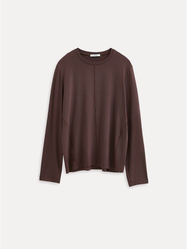 Women's polo neck shirt CONTE LD 3506, s.170-84, chocolate - 5