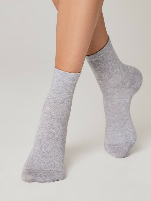 Women's socks , s.23, 555 grey - 2
