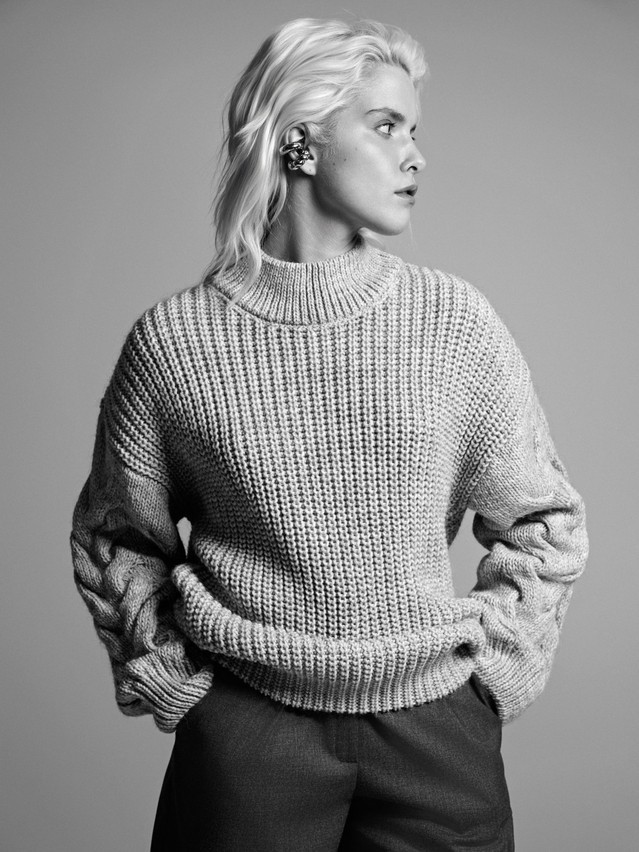 Women's pullover CONTE ELEGANT LDK24136, s.170-84, gray melange - 3