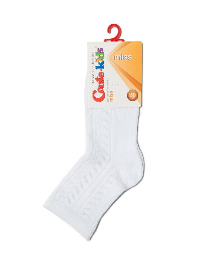 Baby socks MISS 7C-76SP, s.30-32, 114 white - 2