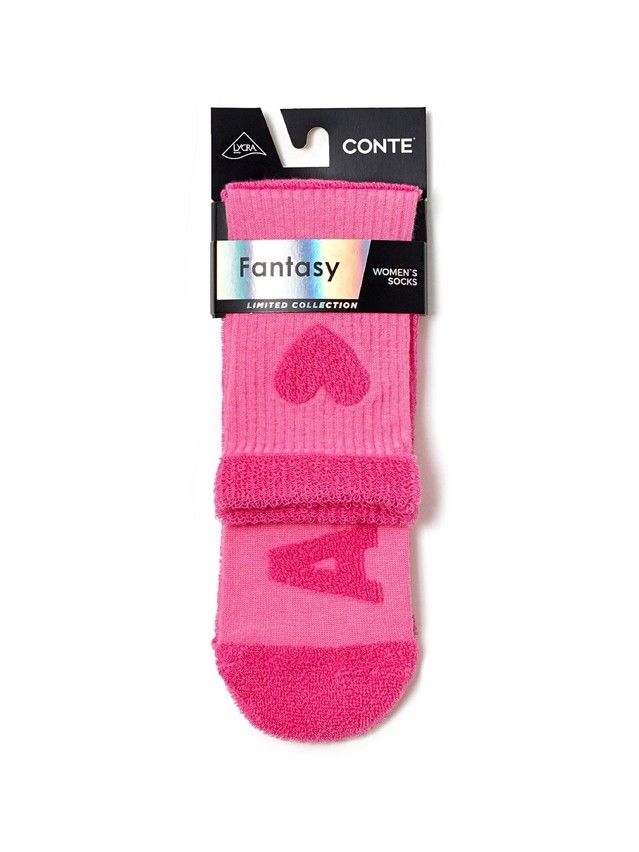 Women's socks CONTE FANTASY, s.23-25, 711 pink - 5