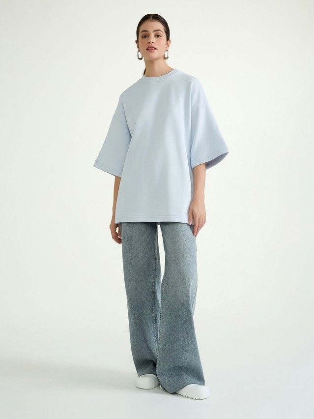 Women's polo neck shirt CONTE ELEGANT LD 3052, s.170-84, blue quartz - 1