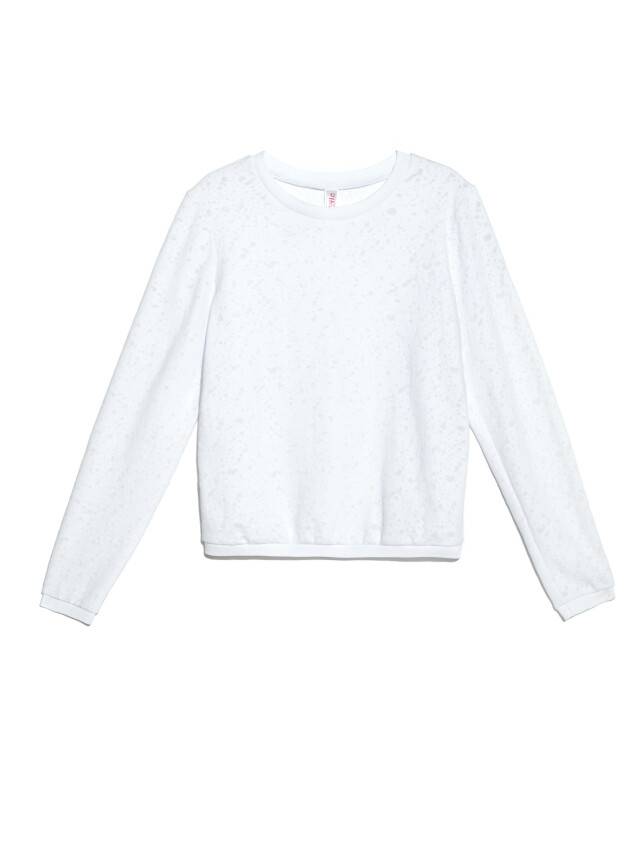 Women's polo neck shirt CONTE ELEGANT LD 888, s.170-100, white - 5