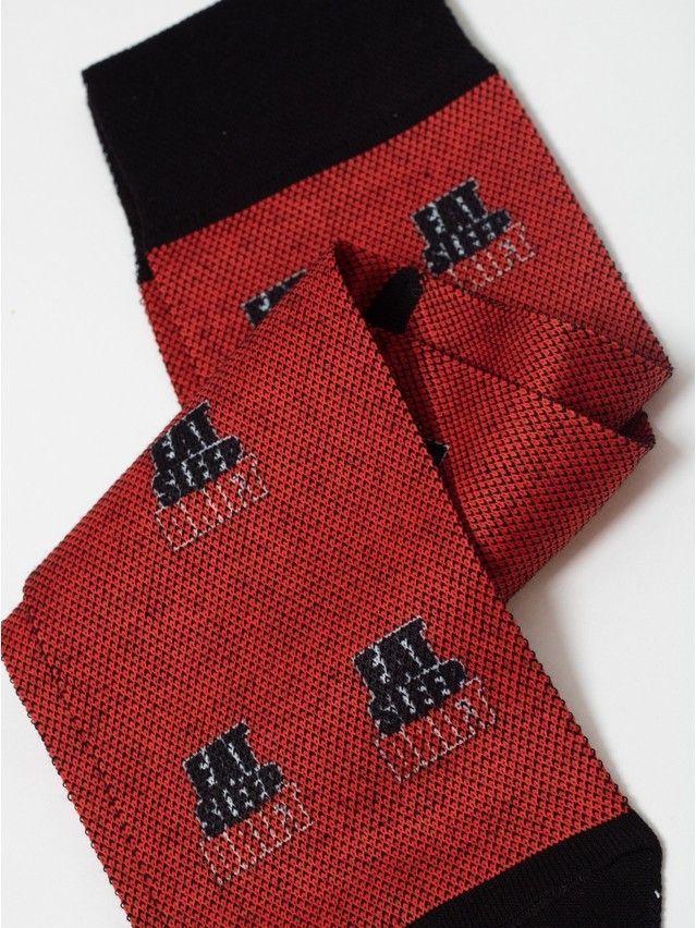 Men's socks DIWARI HAPPY, s.27, 209 red - 1