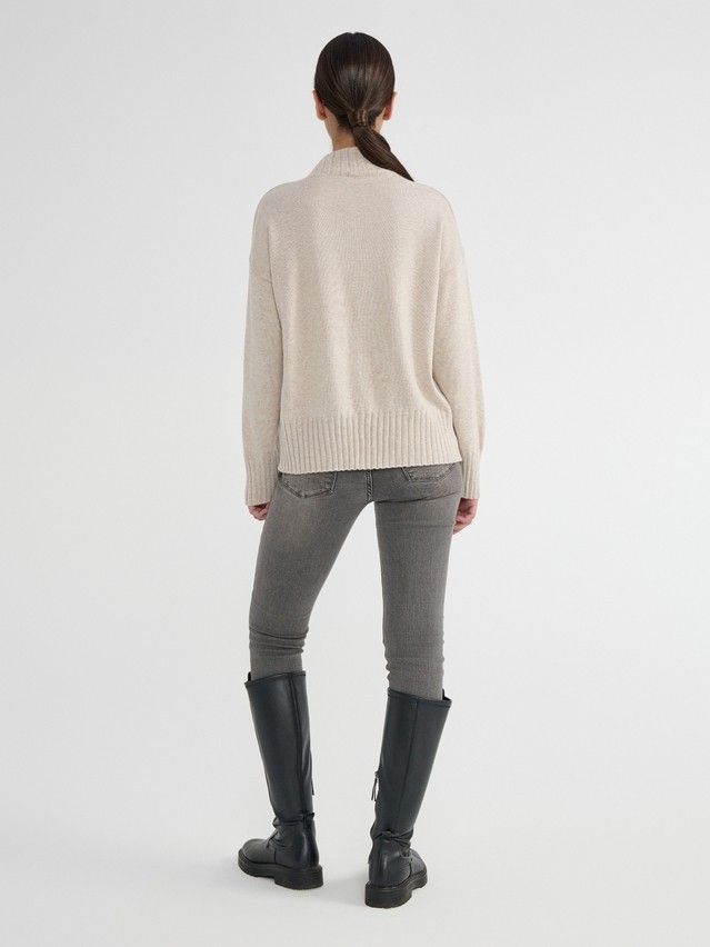 Women's pullover CONTE ELEGANT LDK23130, s.170-84, beige - 4