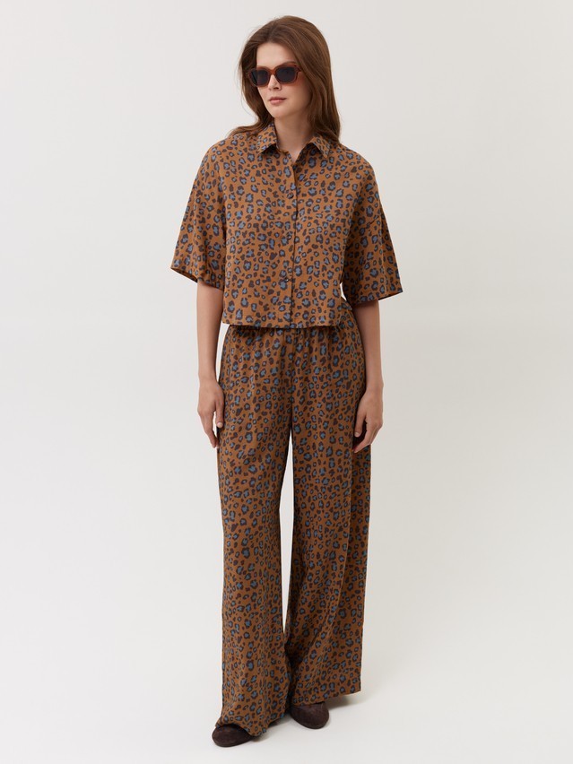 Women's trousers CONTE LBK 3732, s.170-84-90, chocolate leo - 1