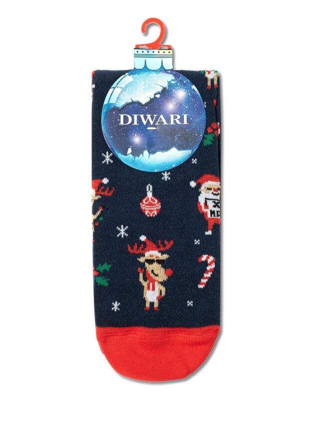 Men's socks DiWaRi NEW YEAR, s.42-45, 517 navy - 2