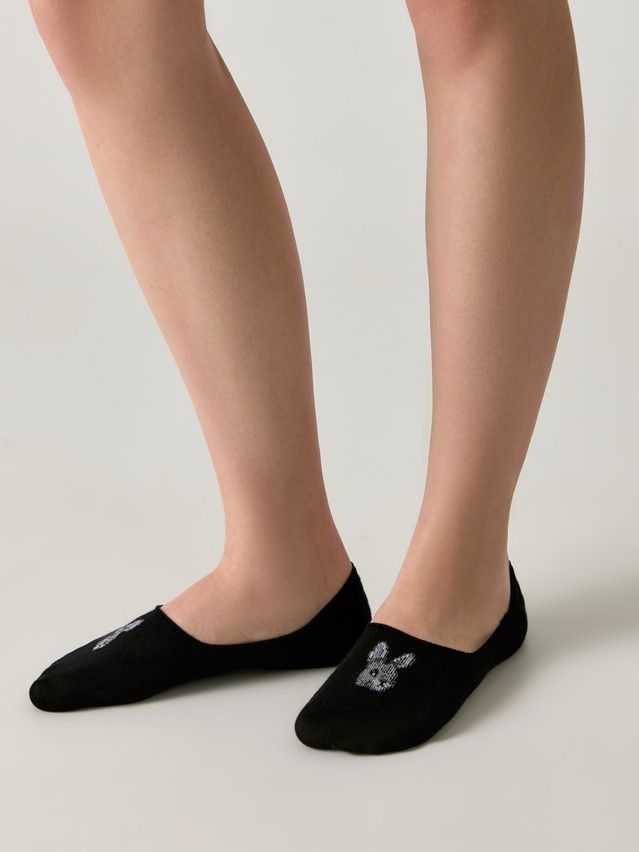 Women's footlets CONTE ELEGANT CLASSIC, s.23-25, 1117 black - 2