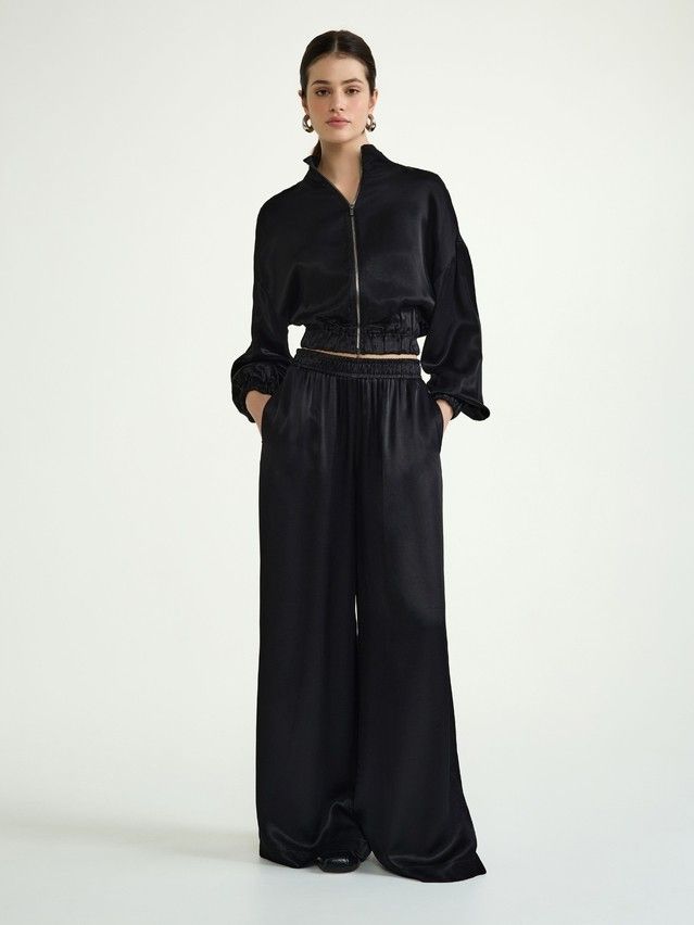 Women's trousers CONTE ELEGANT LBK 3008, s.170-84-90, black - 1