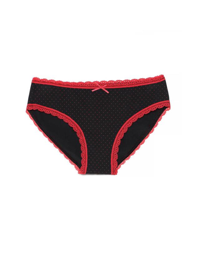 Panties for women LAZY DAYS LB 1003 (packed in mini-box),s.90, black-red - 3