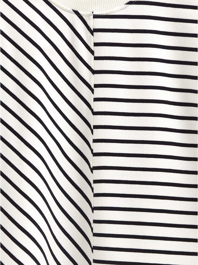 Women's polo neck shirt CONTE ELEGANT LD 2572, s.170-92, white-black - 10