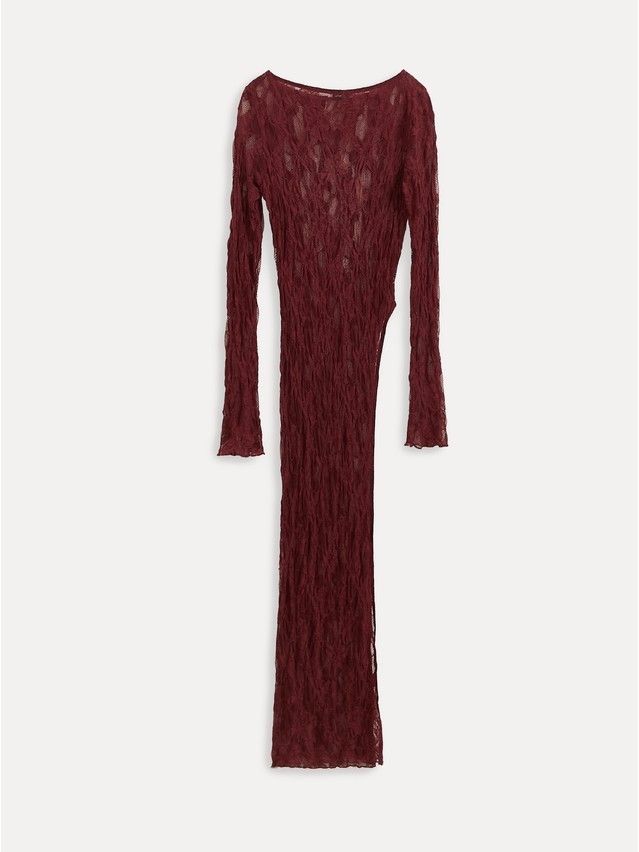 Women's polo neck shirt CONTE LD 3501, s.170-84, burgundy - 8