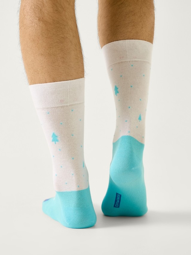 Men's socks DIWARI NEW YEAR, s.27-29, 1025 turquoise - 2