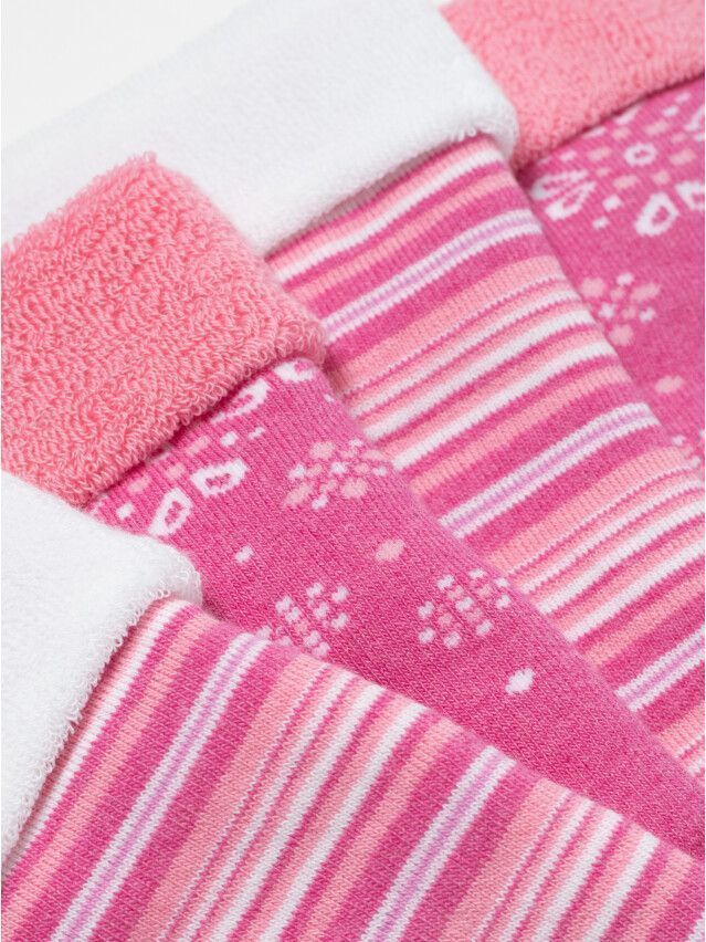 Children's socks CONTE-KIDS SOF-TIKI (2 pairs),s.18-20, 703 white-pink - 3