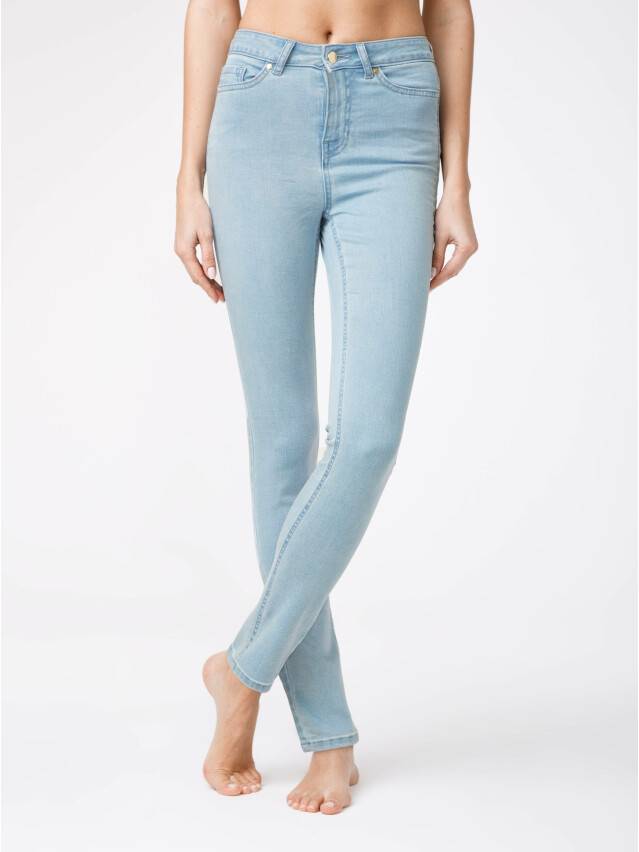 Denim trousers CONTE ELEGANT CON-115, s.170-102, bleach blue - 3
