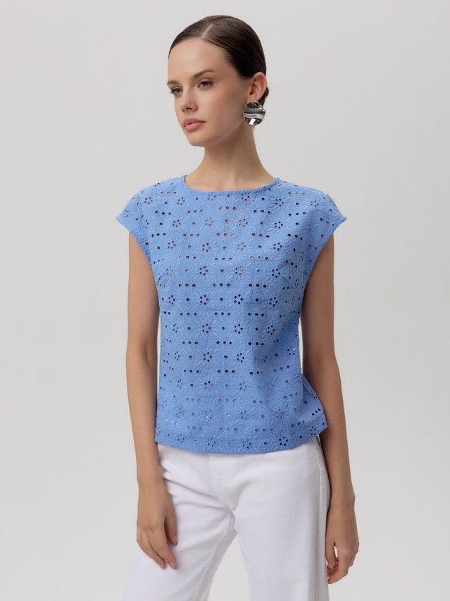 Women's shirt CONTE ELEGANT LBL 2954, s.170-84-90, cornflower - 5