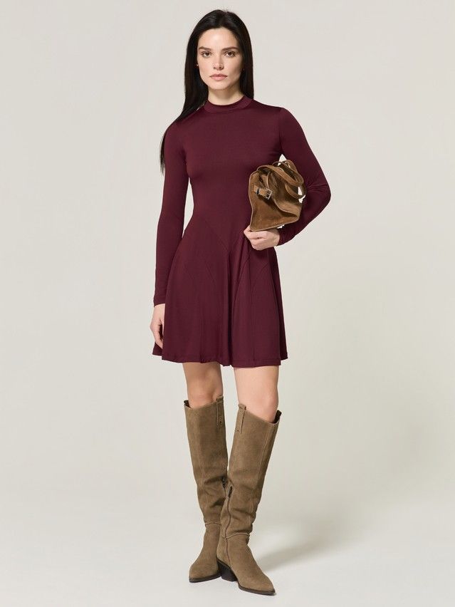 Women's gown CONTE LPL 3494, s.170-84-90, burgundy - 1