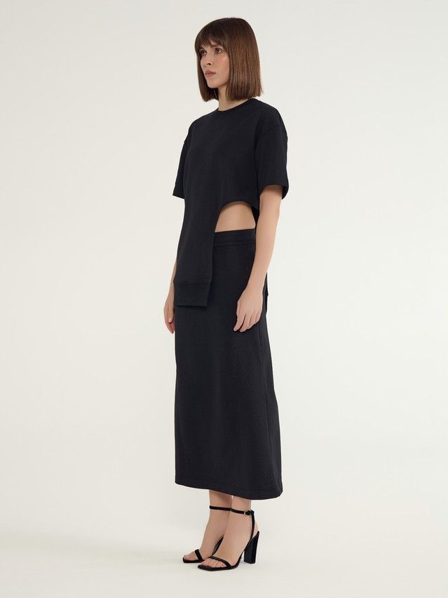 Women's polo neck shirt CONTE ELEGANT LD 3074, s.170-92, black - 4