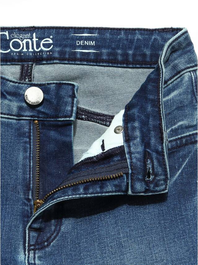 Denim trousers CONTE ELEGANT CON-144, s.170-102, dusty blue - 6