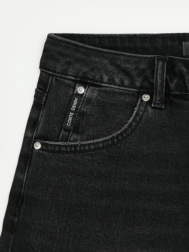 Women's jeans CONTE CON-790, s.164-90, washed black - 11