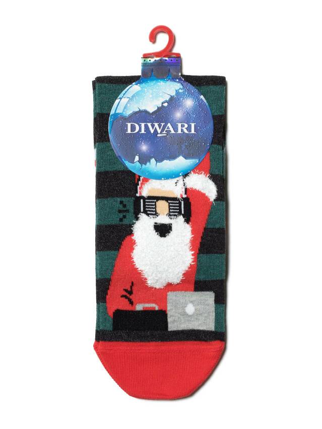 Men's socks DiWaRi NEW YEAR, s. 42-43-29, 441 dark turquoise - 2
