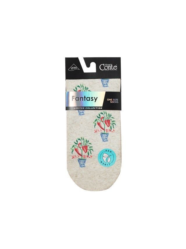 Women's socks CONTE ELEGANT FANTASY, s.23-25, 788 beige - 4