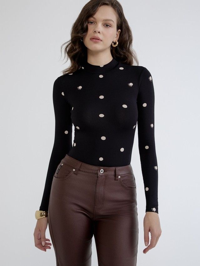Women's bodysuit CONTE ELEGANT LBD 2900, s.170-84-90, black-dots - 3