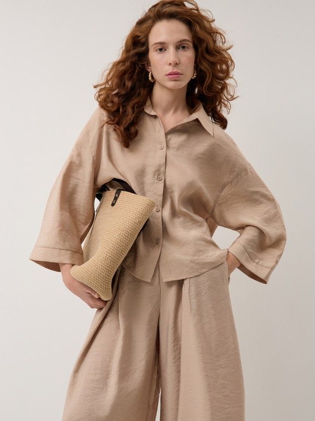 Women's shirt CONTE LRU 3423, s.170-84-90, beige - 3