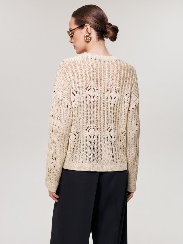 Women's pullover CONTE ELEGANT LDK2553, s.170-84, light beige - 3