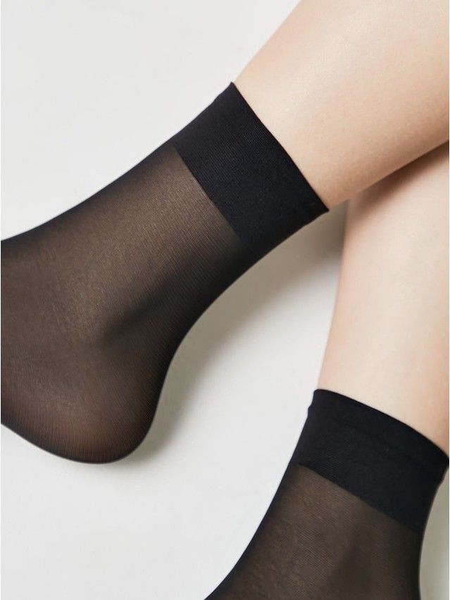 Women's socks CONTE ELEGANT TENSION SOFT 40 (1 pair),s.23-25, nero - 4