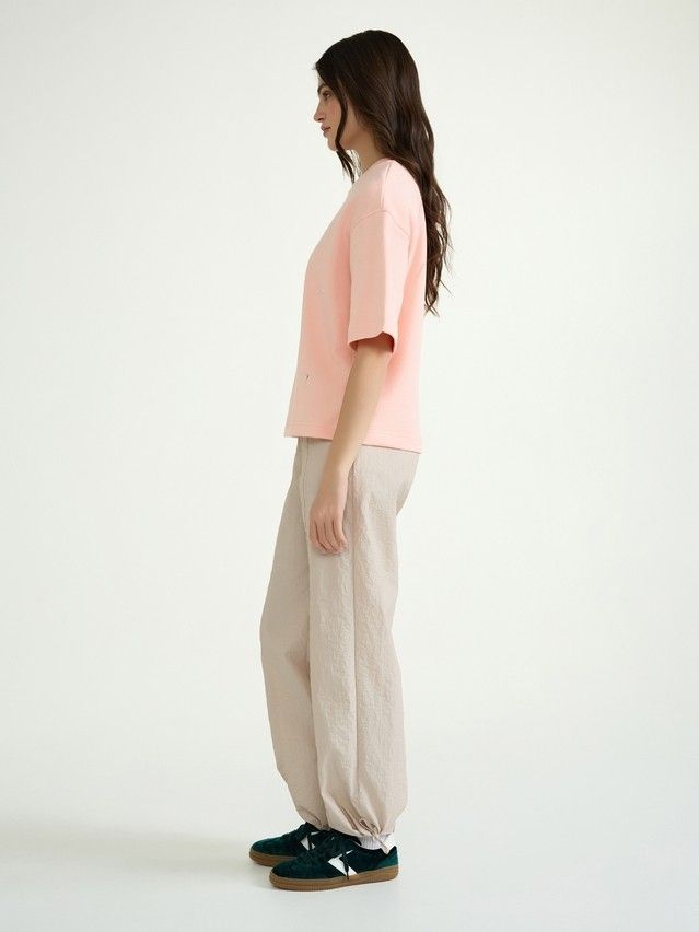 Women's polo neck shirt CONTE ELEGANT LD 3154, s.170-84, seashell pink - 3