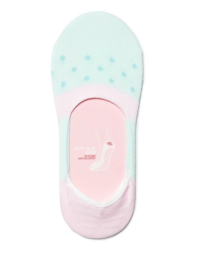 Women's cotton foot pads CLASSIC 16С-12SP, s.36-37, 226 pale turquoise - 2